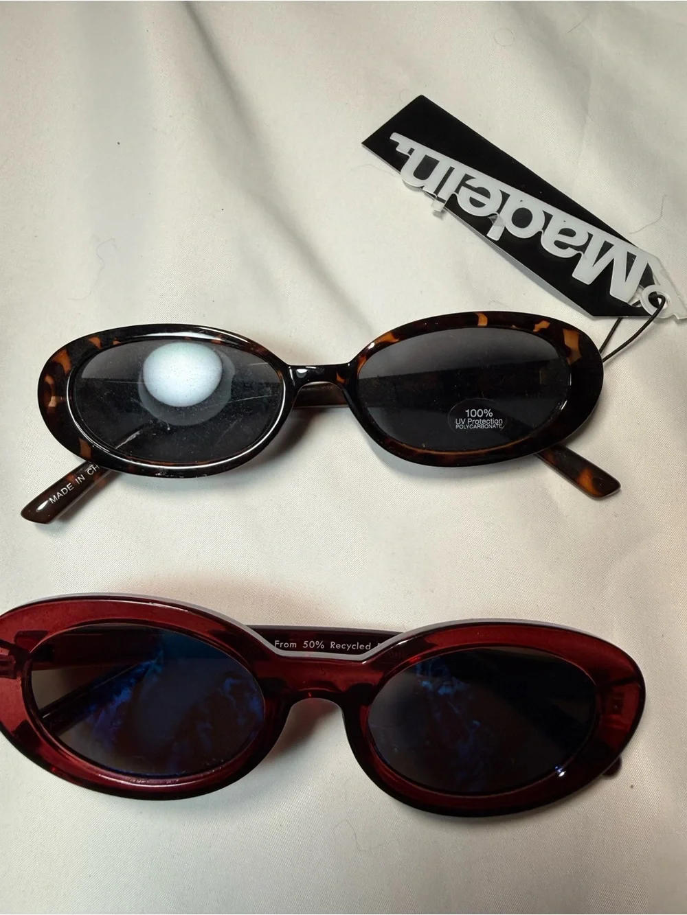 Lot of 4 Women's Sunglasses: Goodr, Jessica Simpson, Madein NWT & Retro Red Oval